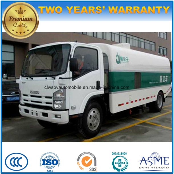 Isuzu 4*2 Vacuum Sweeper Road 5m3 Cleaning Truck 