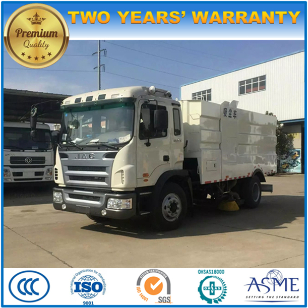 JAC 6 Wheels LHD Vacuum Sweeper Vehicle 4X2 Road Sweeper Truck 