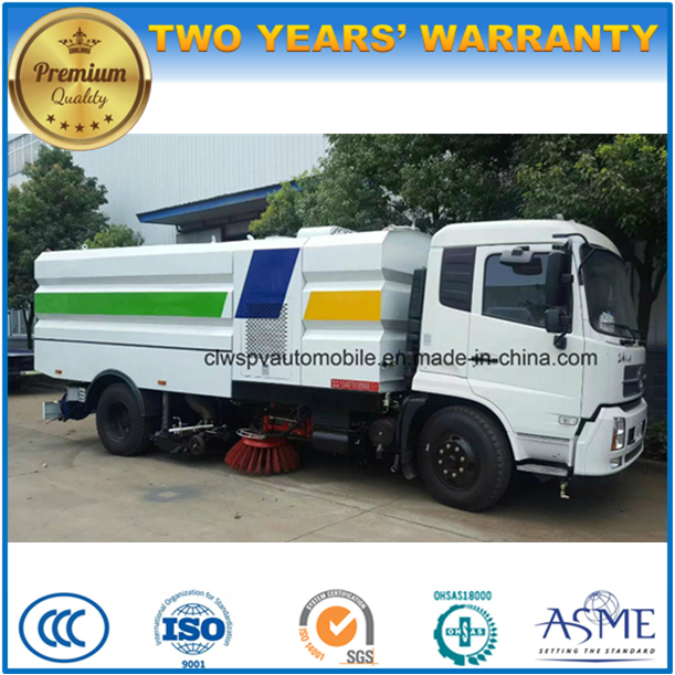 Dongfeng 9000m2 Street Cleaning 6000 L Road Sweeper Truck 