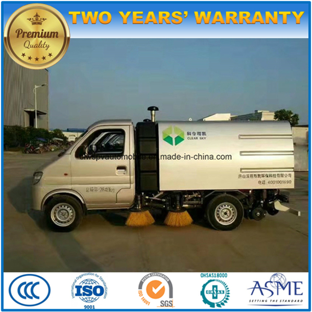 Small Walkway Road Cleaning Truck Street Sweeper 