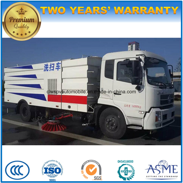 Dongfeng LHD 4X2 Road Sweeper180HP Street Clean Truck Price 