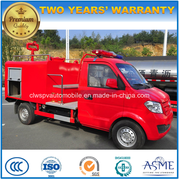 Dongfeng Mini 4X2 Water Fire Engine Truck 2000 L Fire Fighting Truck 