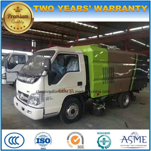 Foton 6 Wheels Sweeping Machine 3cbm Road Sweeper Truck 