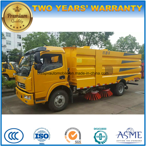 8 Tons Dongfeng Sweeper Truck 120HP Road Cleaning Vehicle 