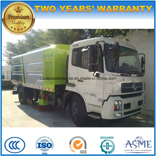 Dongfeng Dry Sweeper 7000m2 Auto Vacuum Road Sweeper Truck 