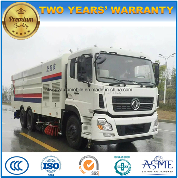 Dongfeng 6X4 Road Sweeper Truck Heavy Duty Street Cleaning Truck 