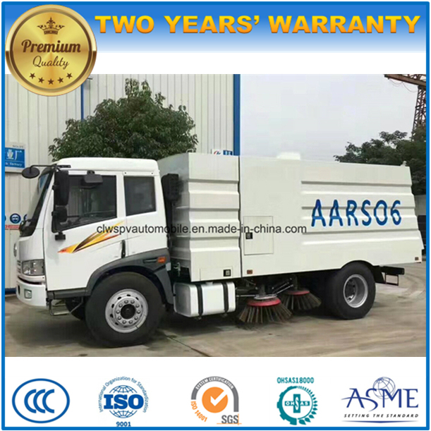 Rhd FAW Road Cleaning Truck 6cbm Road Sweeper Truck 