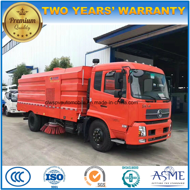 Dongfeng High Quality 210HP Road Sweeper Truck 