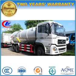 Dongfeng 6*4 16tons Vacuum Tank Truck Sewage Clean Truck