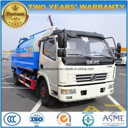 4X2 6 Tons Suction Sewage and High Pressure Wash Truck for Sale