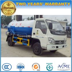 Small Vacuum Suction Truck 4X2 Forland 3 Cbm Sewage Truck