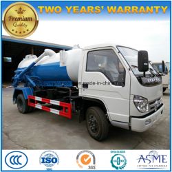Forland Mini 4X2 3 M3 Vacuum Sewer Truck 3000 L Sewage Suction Truck