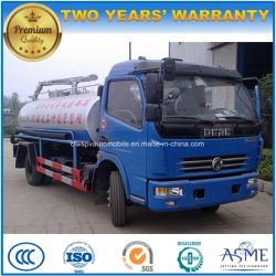 4X2 Dongfeng 5000L Fecal Suction Tank 5tons Fecal Vacuum Truck