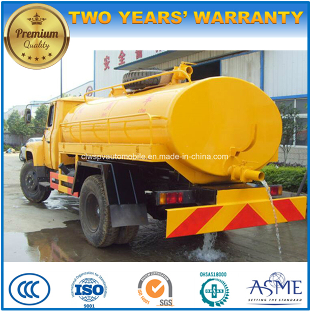 Dongfeng Cost Effective 8000 L Fecal Suction Truck 8 Tons Vacuum Suction Tanker 