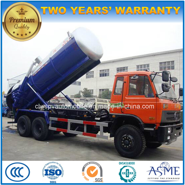 6X4 High Quality 15000 L 16000 L Sewage Suction Truck for Sale 