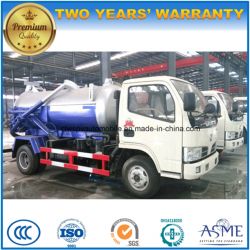 4X2 4000 L Vacuum Truck 4 Tons Sewage Suction Truck for Sale