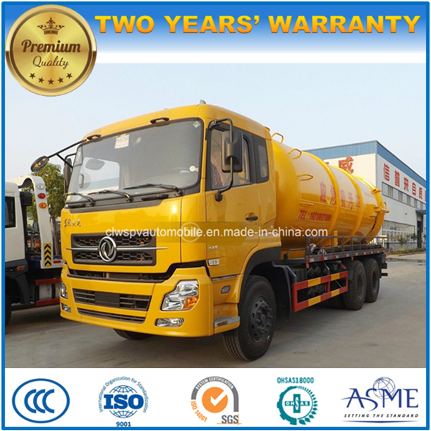 6X4 Vacuum Sewer 16000L Vacuum Sewage Suction Truck 