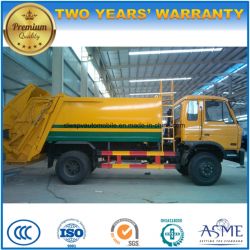 155 kW 6 Wheels 12 Tons Refuse Collect Truck 12 T Garbage Compactor Truck for Export