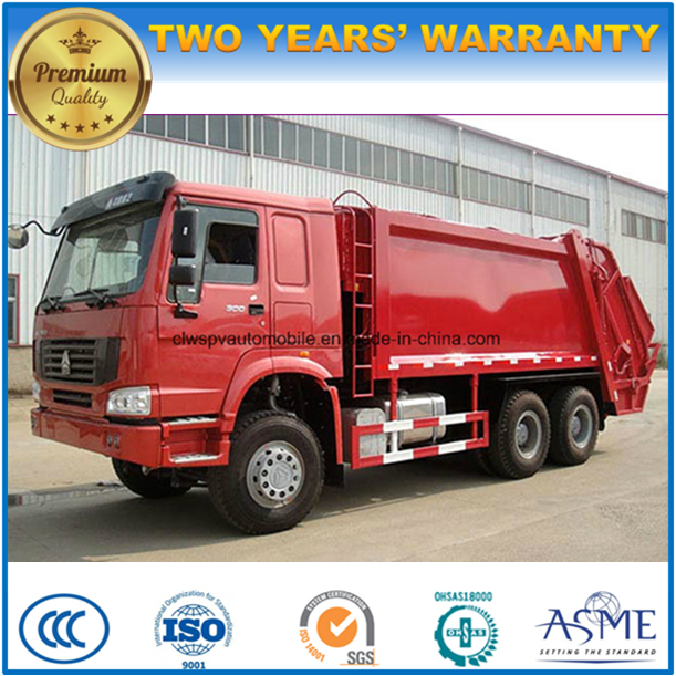 Sinotruk HOWO Waste Collect Truck 20 Cbm-25 Cbm Heavy Garbage Compactor Truck 