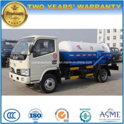 5 Tons 4X2 100 HP Sewage Tank 5 Cbm Vacuum Suction Truck