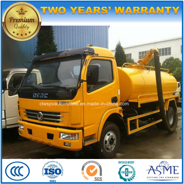 6 Wheels Dongfeng 5500 Litters Fecal Suction Tanker Truck for Sale 