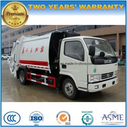 Dongfeng Small 4 Tons Refuse Compress Truck 4 M3 Garbage Compactor Truck