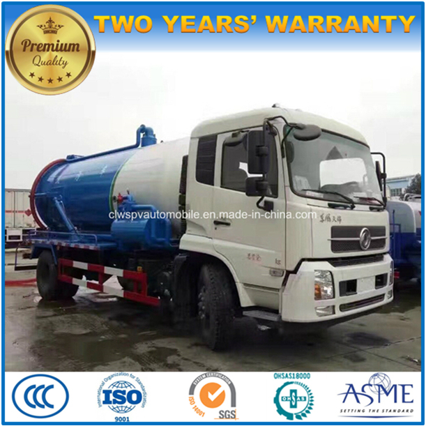 12000 L Sewage Suction 4*2 Vacuum Tank Truck Price 