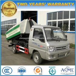 3 M3 Foton Mini Arm Roll Garbage Truck 3 Tons Hook Arm Refuse Truck