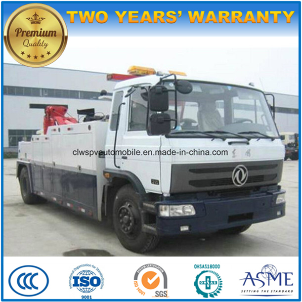 Dongfeng 15t Road Wrecker Truck for Sale 