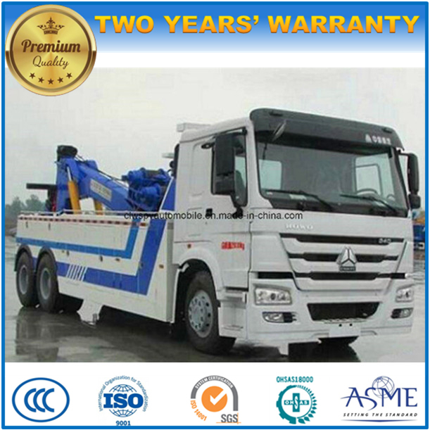 HOWO Heavy Duty Road Towing Trucks 25t Rescue Truck 