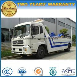 Dongfeng LHD Road Wrecker 4*2 Towing Truck for Sale