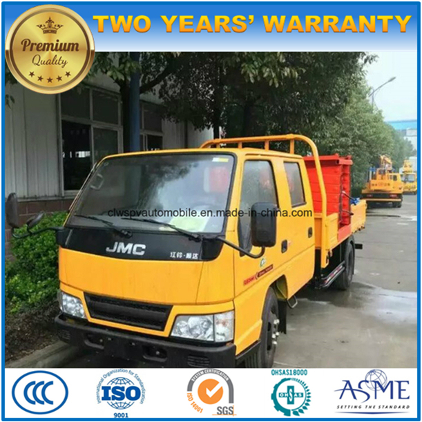 9 Meters Jmc Double Cab Scissor High Lift Platform Working Truck 