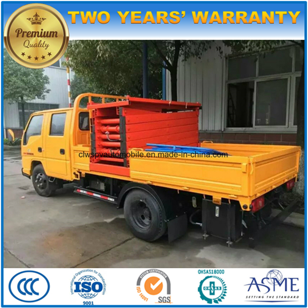 Dongfeng 4*2 Double Cab Scissor High Altitude Working Truck 