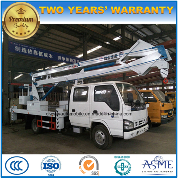 Isuzu 4X2 Aerial Work Boom Lift Vehicle 12m High Altitude Operation Truck 