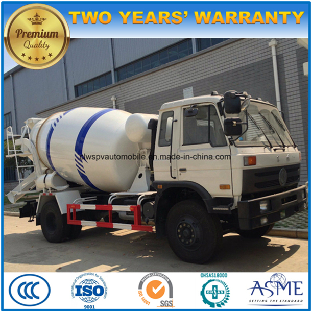 5000L Concrete Drum Mixer Truck 6 Wheels Cement Delivery Truck 