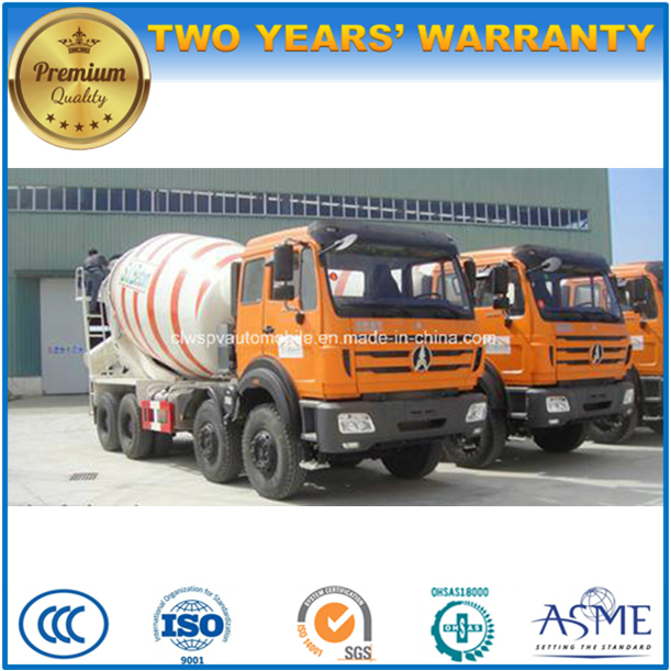 North Benz 8X4 16 M3 Concrete Mixer Truck for Export 