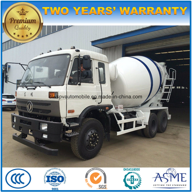 Dongfeng 4X2 6000L Cement Drum Mixer Truck 