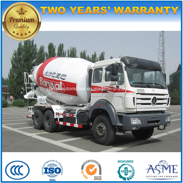 North Benz 6X4 8 Cubic Meters Concrete Mixer Truck 