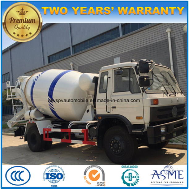 Dongfeng 4 Cubic Meters Concrete Mixer Truck 4X2 Drum Truck 