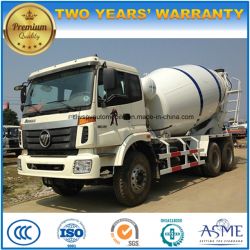 LHD Foton 6 M3 Cubic Meters Cement Mixer Truck for Sale