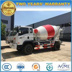 Sinotruk 6 Wheels Concrete Mixer Truck 3 M3 Drum Roller Truck