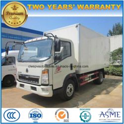 HOWO 4X2 Refrigerated Lorry 5 Tons Food Refresh Truck