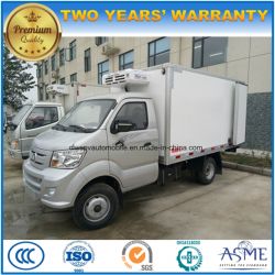 Sinotruk Small 2 Tons Refrigerator Truck Gas and Oil Dual Fuel Vehicles