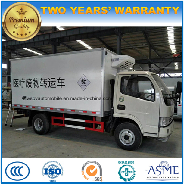 Dongfeng Medical Transport Truck 4X2 Medical Refuse Transfer Vehicle 