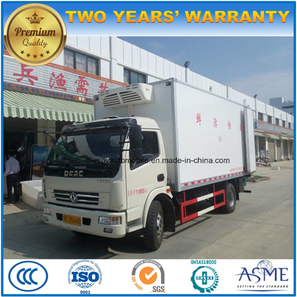 Dongfeng 6 Tons Live Fish Transportation Truck 4X2 Refrigerator Truck 