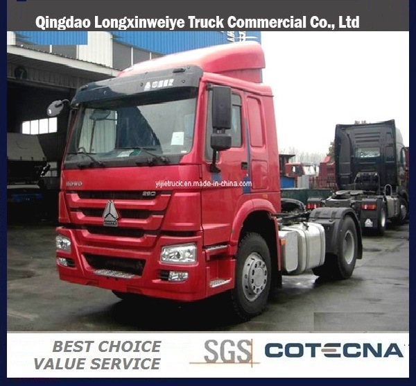 HOWO 4X2 Tractor Head 371HP Trailer Truck Images 1