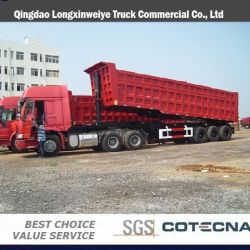 3 Axles Rear 30cbm-50cbm Tipper Semi-Trailer