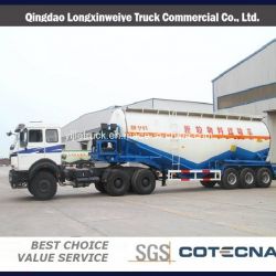 3 Axles 35cbm-40cbm Bulk Cement Tanker Semi Trailer