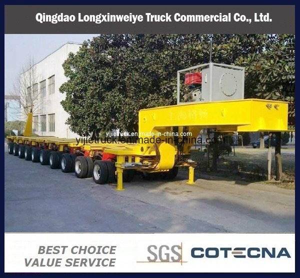 100-200ton Heavy Duty Transportation Hydraulic Modular Semi Trailer 