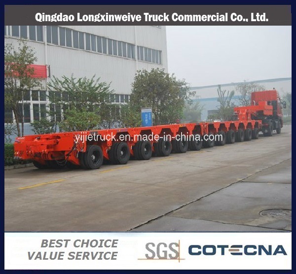 300ton Steering Axis Power Station Module Trailer Images 1